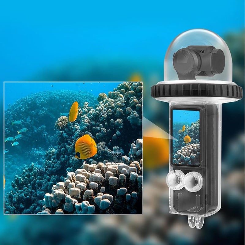 MAVIS LAVEN 40 متر حالة إسكان للغوص مقاومة للماء لـ DJI Osmo Pocket 3 مع وسادات مضادة للضباب - Image 2